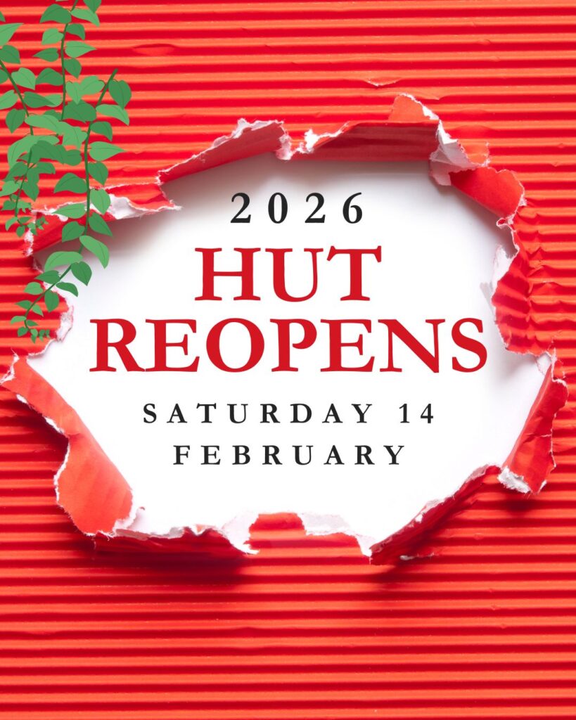 Trading Hut Reopens 14 February