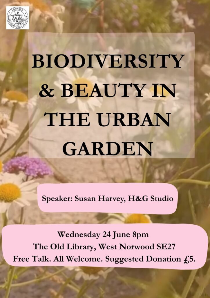 Free Talk: Biodiversity & Beauty in the Urban Garden